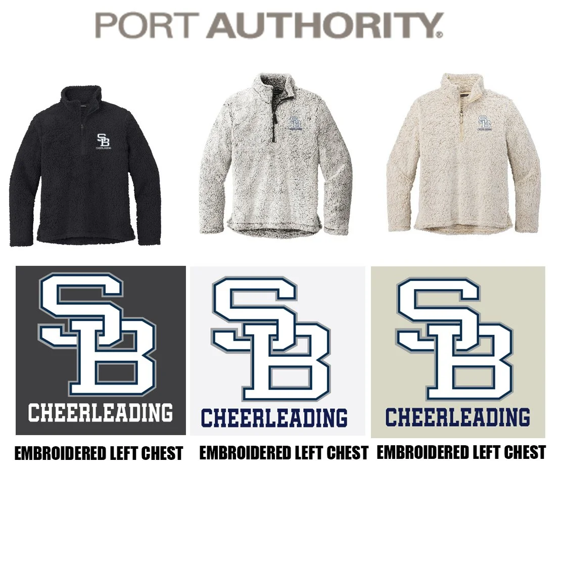 Somerset Berkley Regional High School Cheer Port Authority® Cozy 1/4-Zip Fleece (Unisex) #F130