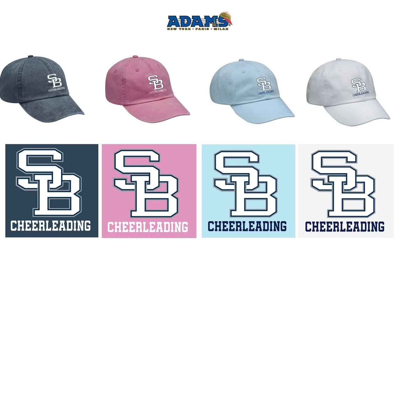 Somerset Berkley Regional High School Cheer Adams Premium Pigment Dyed-Cap #AD969/LP101