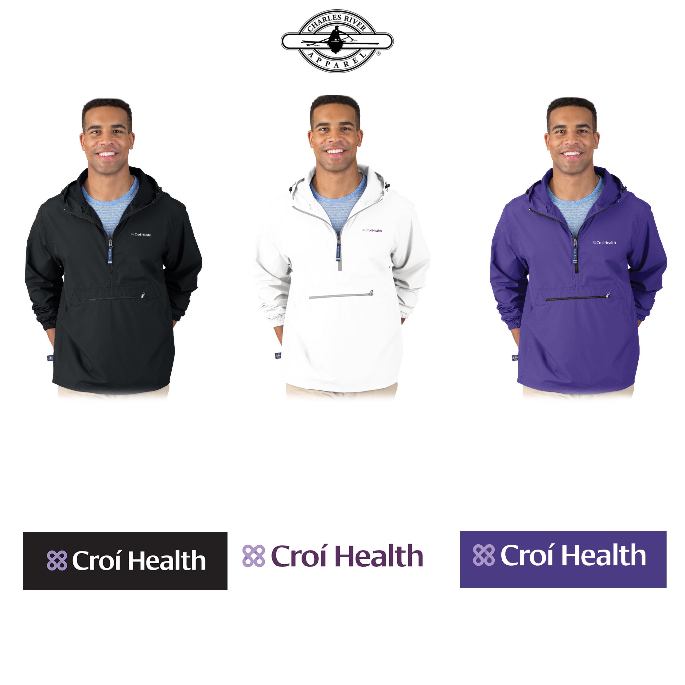 Croí Health Charles River Pack-N-Go® Pullover, Adult Fit, #9904