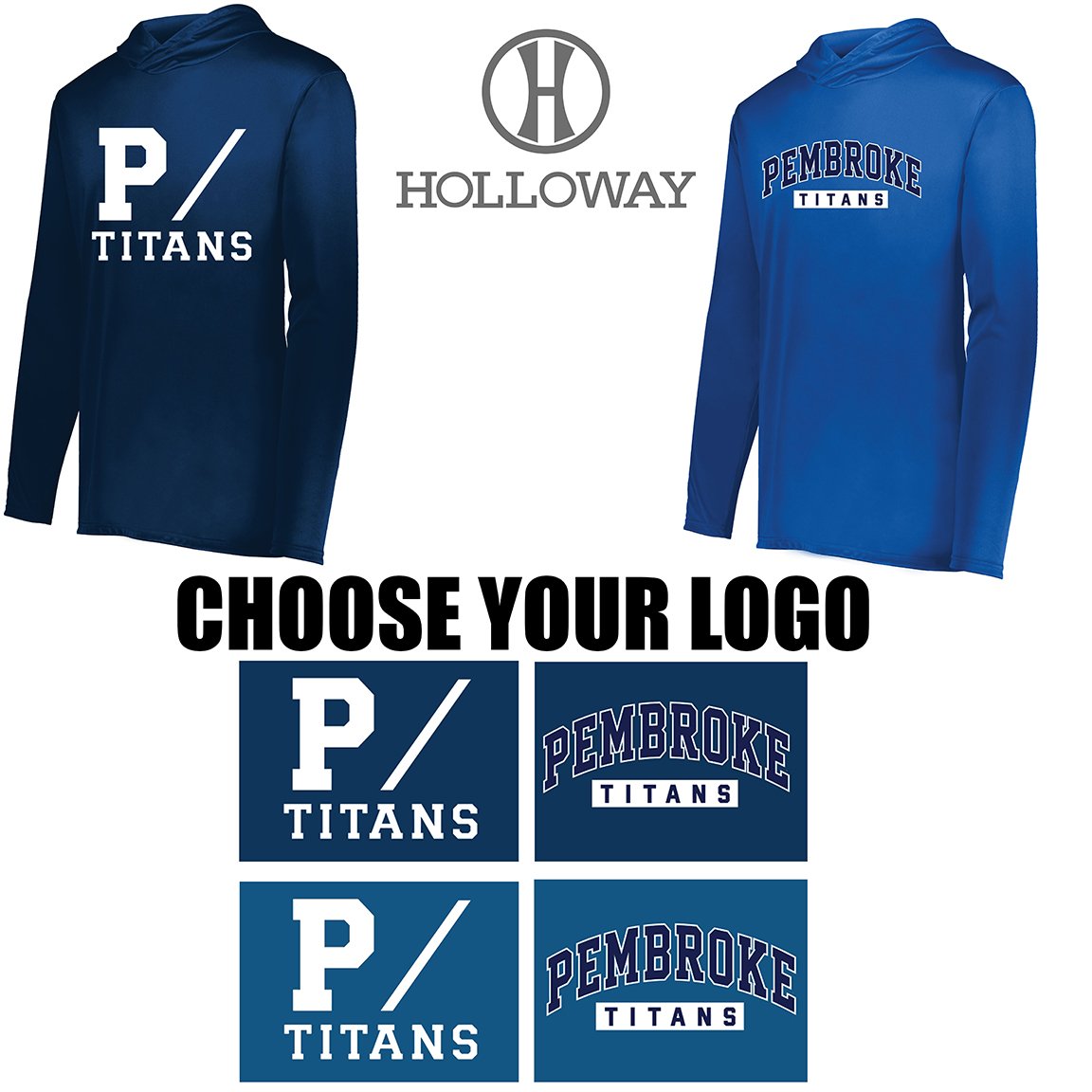 Bryantville Elementary School Holloway Youth Momentum Hoodie Shooter Shirt, Youth Unisex Fit, #222831