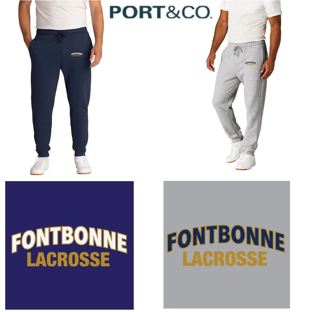 Fontbonne Academy Lacrosse Port & Co™ Core Fleece Jogger, Adult Unisex/Men’s Fit, #PC78J