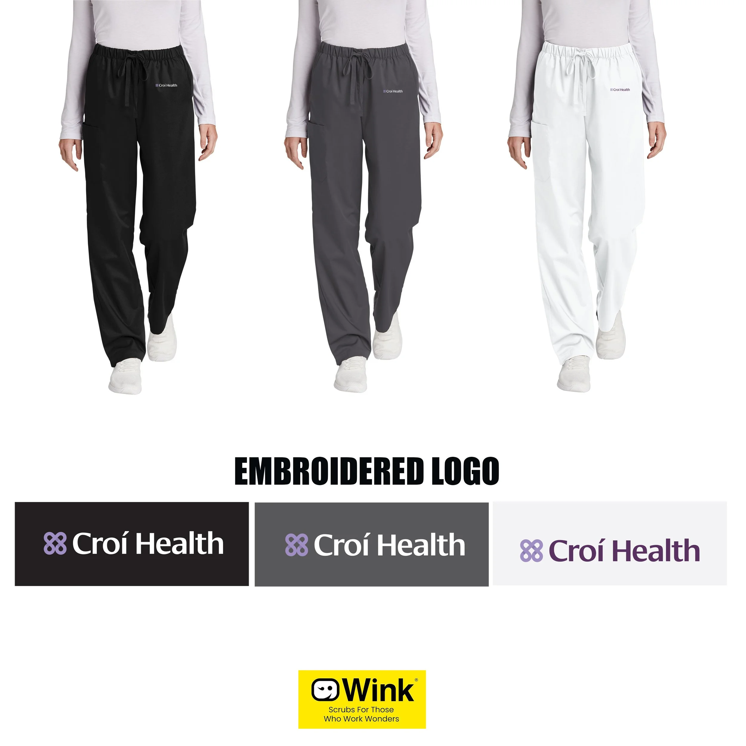 Croí Health Wink® Women’s Tall WorkFlex Cargo Pant, Women’s TALL Fit, #WW4550T