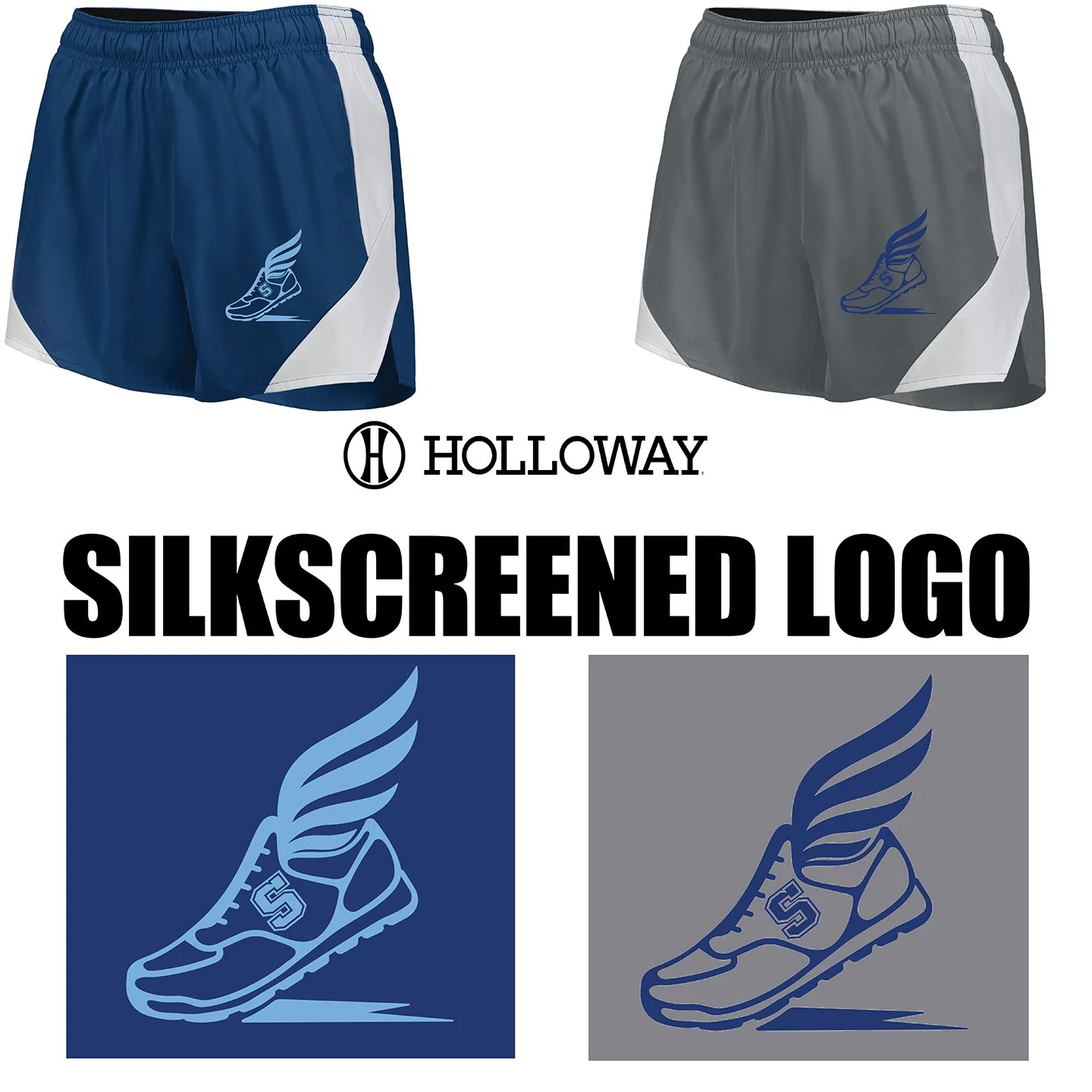 Hurley Middle School Cross Country Holloway Girls Olympus shorts, Girls Fit, #229489