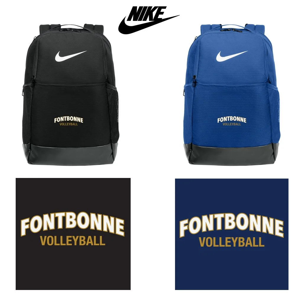 Fontbonne Academy Volleyball Nike Brasilia Medium Backpack #NKDH7709