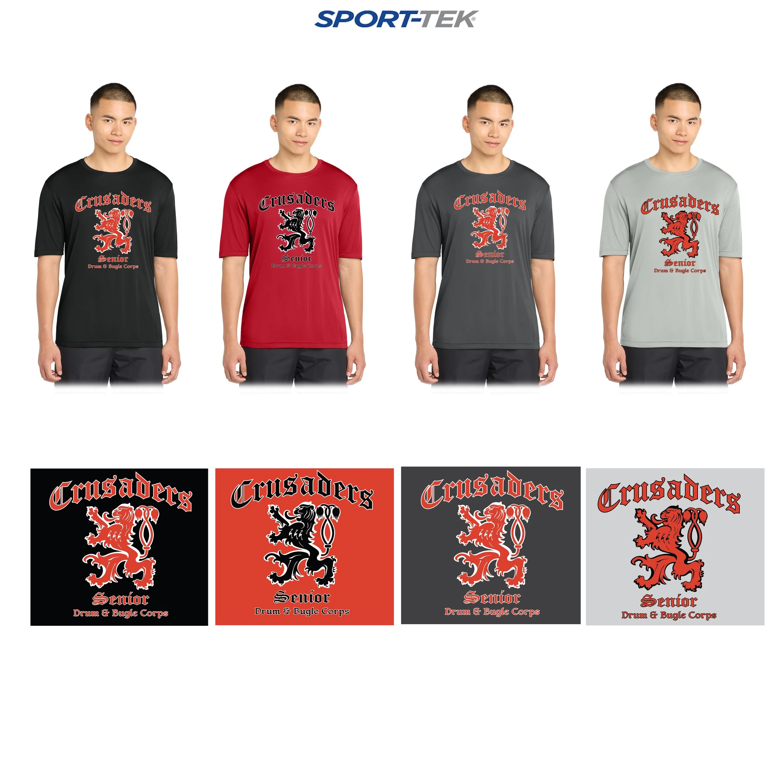 Crusaders Sr. Corps Sport-Tek® PosiCharge® Competitor™ Tee,  Adult Unisex/Men’s Fit, #ST350