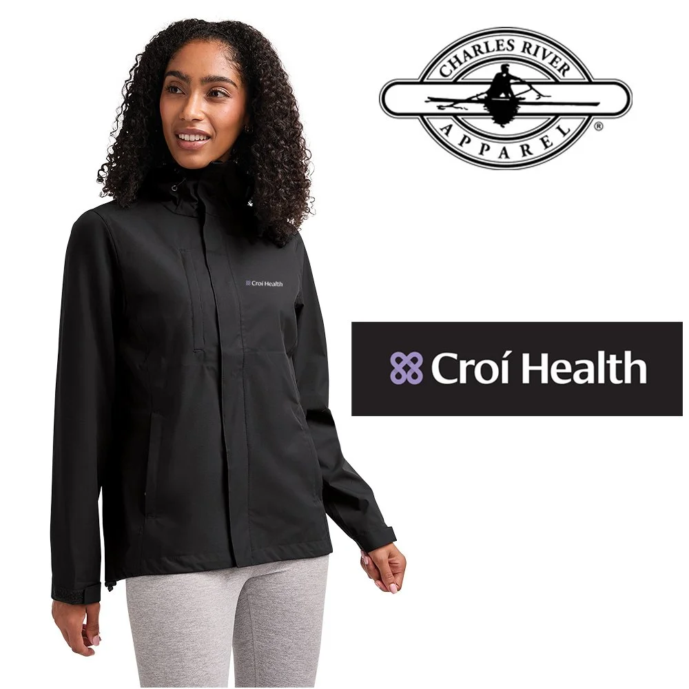 Croí Health Charles River Women's Berkshire Rain Jacket, Women’s Fit, #5785
