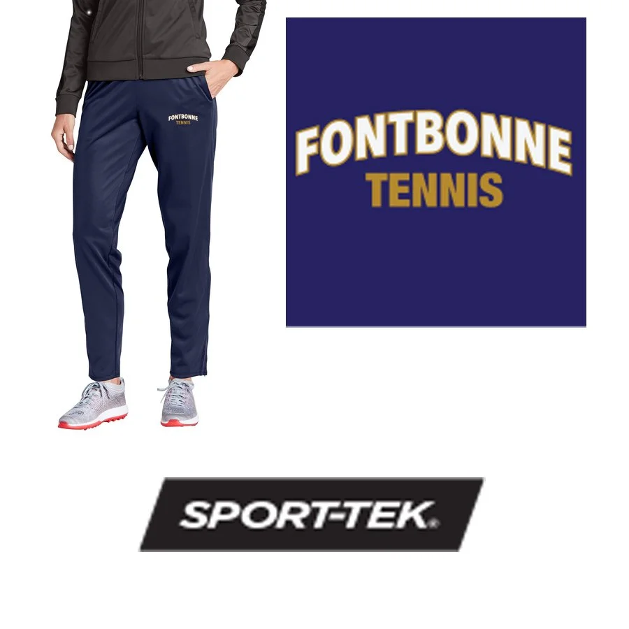 Fontbonne Academy Tennis Sport-Tek® Women's Tricot Track Jogger, Ladies Fit, #LPST95
