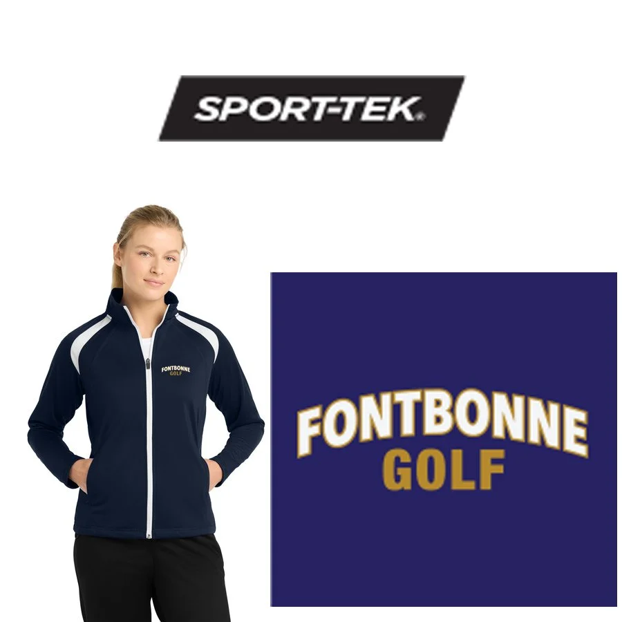 Fontbonne Academy Golf Sport-Tek® Women's Tricot Track Jacket, Ladies Fit, #LST90