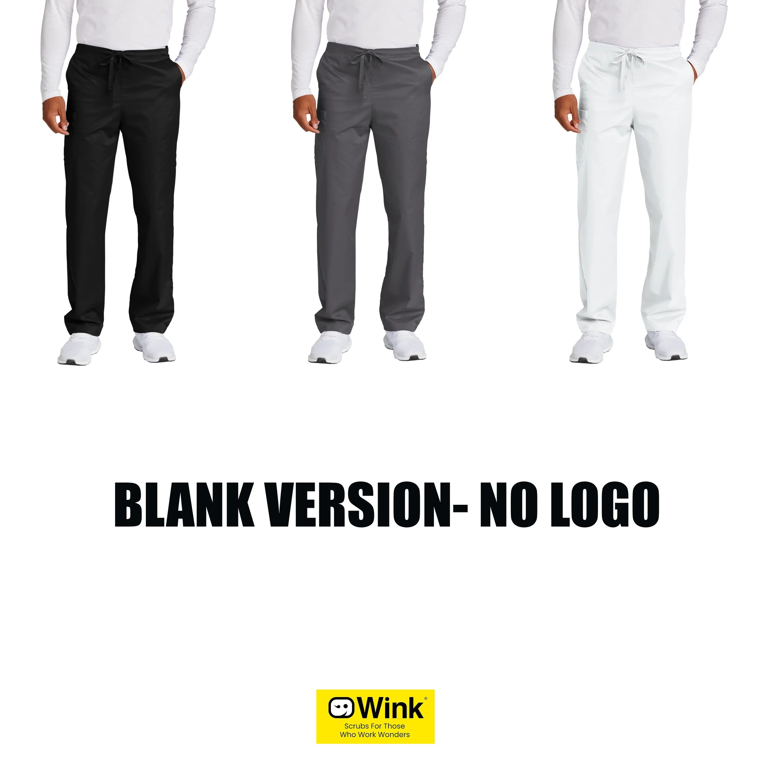 Croí Health Wink® Unisex Short WorkFlex Cargo Pant, BLANK/NO LOGO, Adult Unisex SHORT Fit, #WW3150S