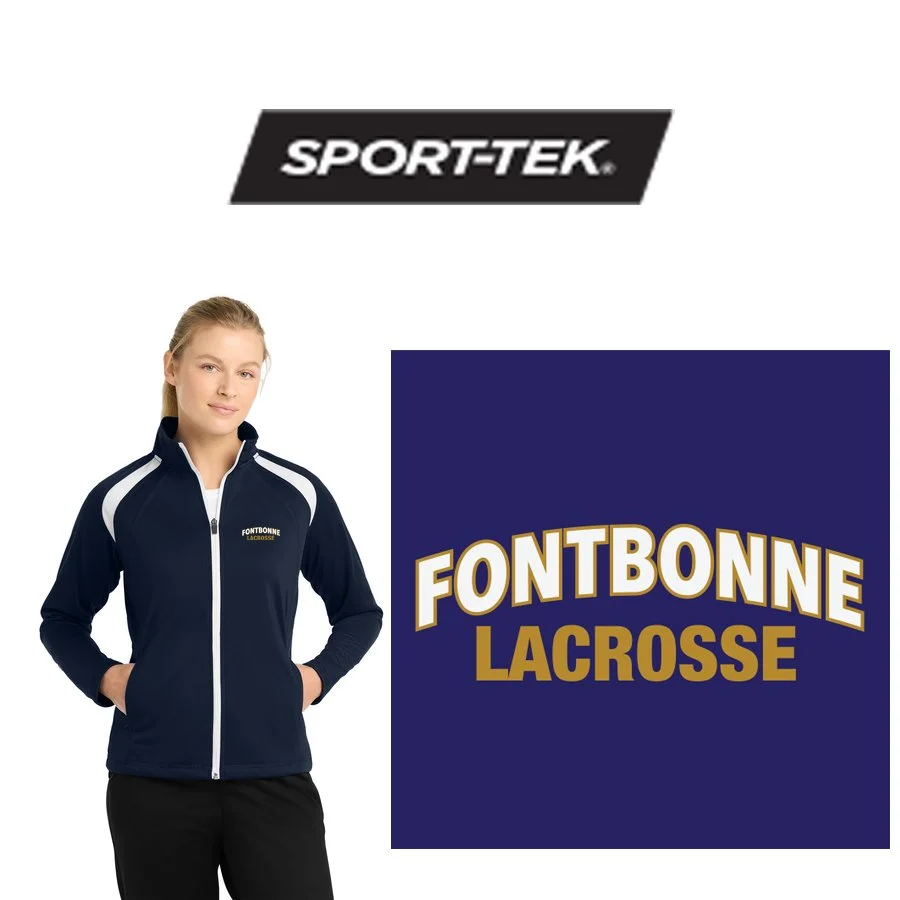 Fontbonne Academy Lacrosse Sport-Tek® Women's Tricot Track Jacket, Ladies Fit, #LST90