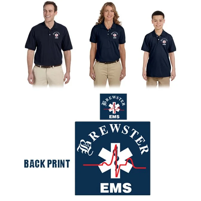 Brewster Ambulance NES Harriton 5.6 oz. Easy Blend™ Polo M265-M265W