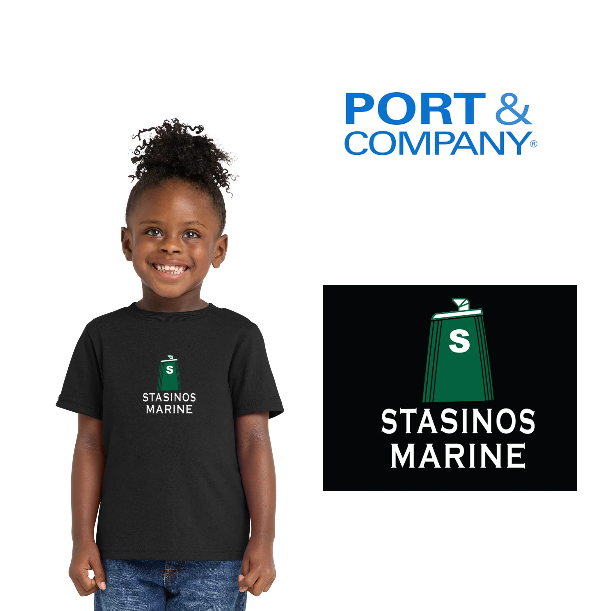 Stasinos Marine Port & Co™ Toddler Core Cotton Tee, Toddler Fit, #CAR54T