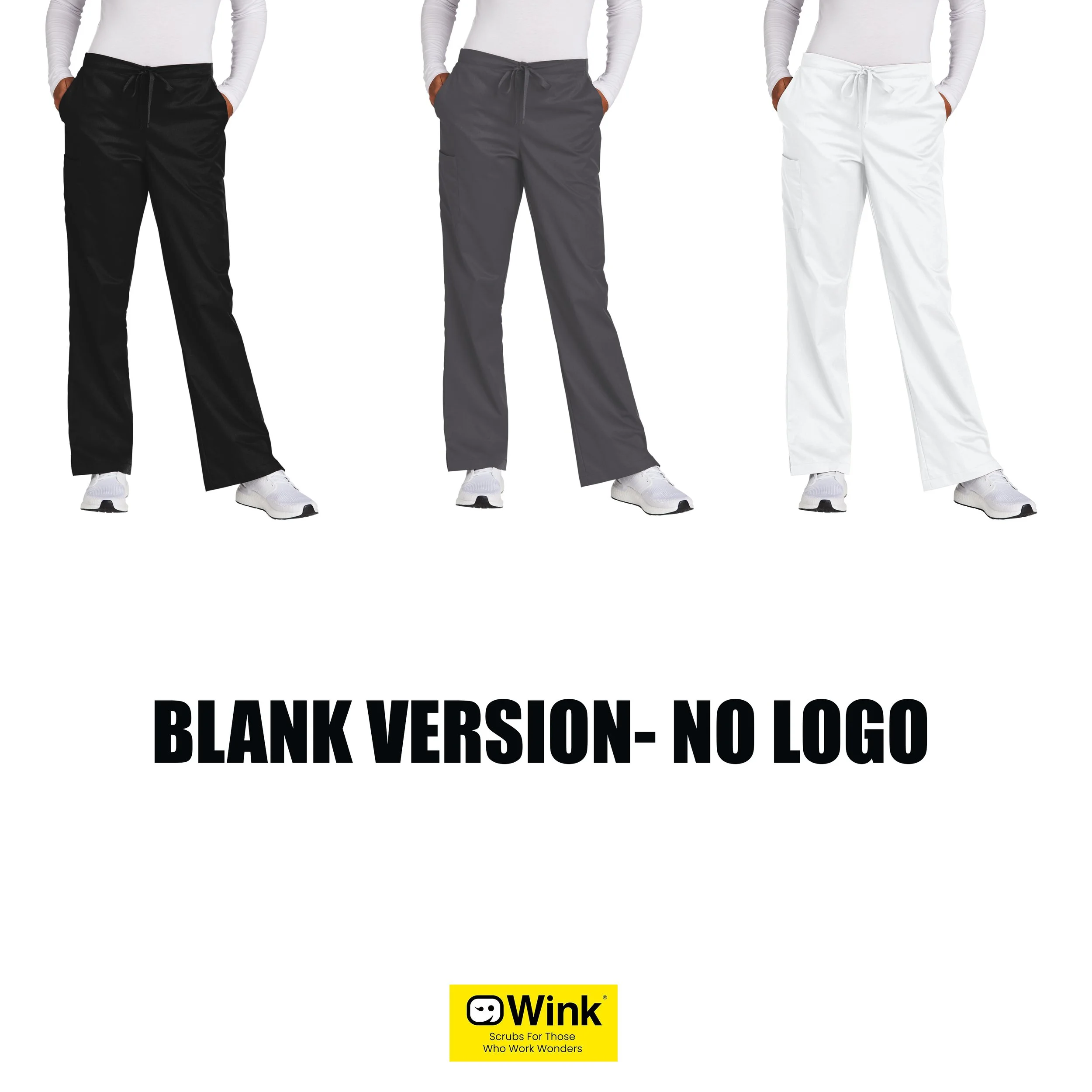 Croí Health Wink® Women’s Petite WorkFlex Flare Leg Cargo Pant, BLANK/NO LOGO, Women’s PETITE Fit, #WW4750P