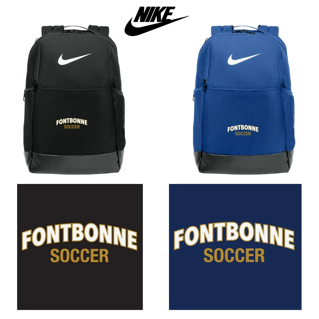 Fontbonne Academy Soccer Nike Brasilia Medium Backpack #NKDH7709
