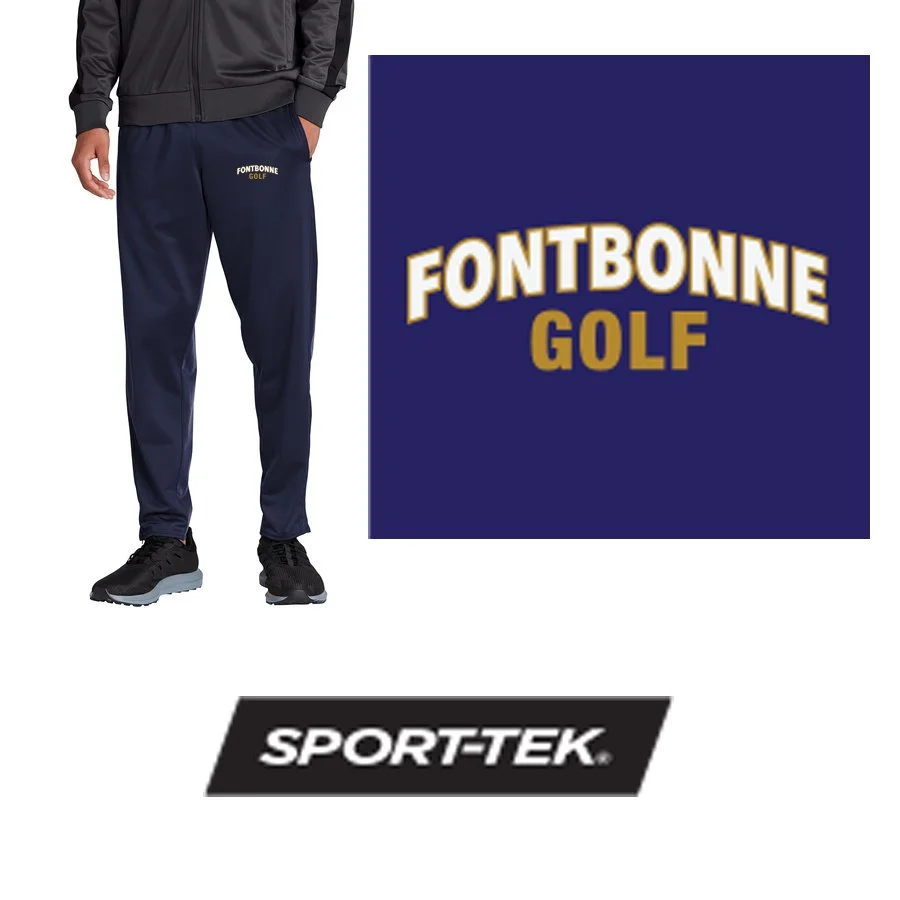 Fontbonne Academy Golf Sport-Tek ® Tricot Track Jogger, Mens/Adult Unisex Fit, #PST95