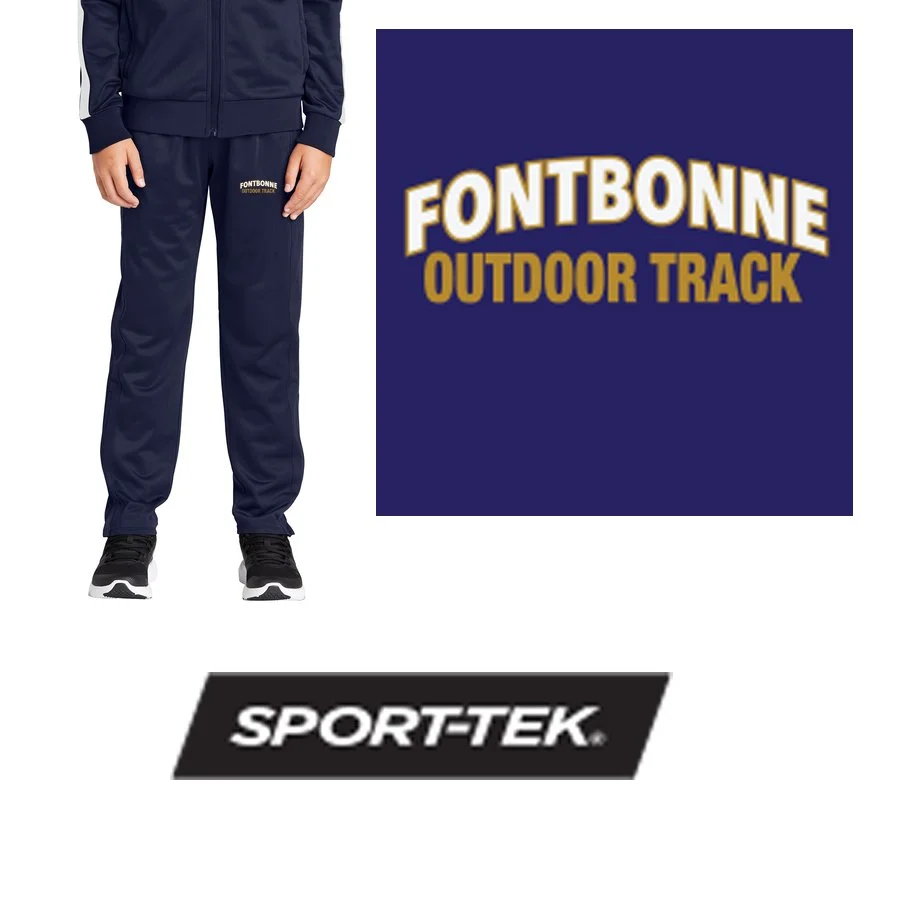 Fontbonne Academy Outdoor Track Sport-Tek® Youth Tricot Track Jogger, Youth Fit, #YPST95