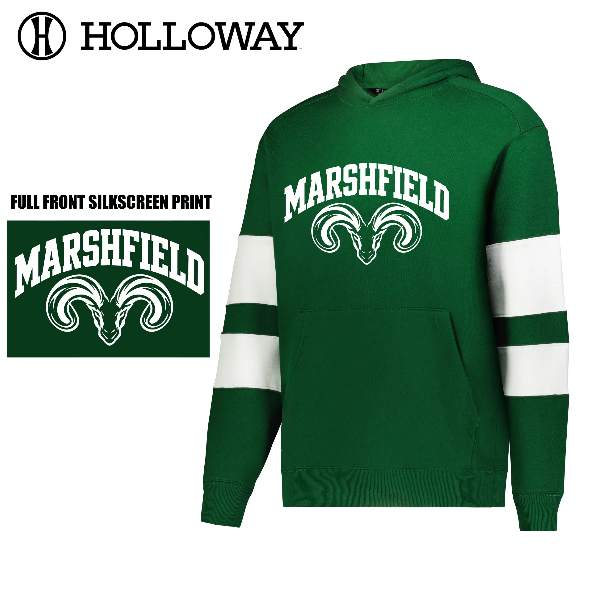 Furnace Brook Middle School Apparel Holloway Youth Jackson Way Hoodie, ATHLETIC, Youth Unisex Fit, #229676