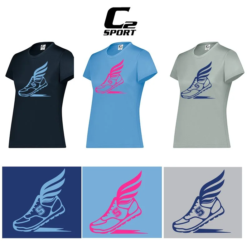Hurley Middle School Cross Country C2 Sport Ladies Performance Tee, Women’s Fit, # 560000
