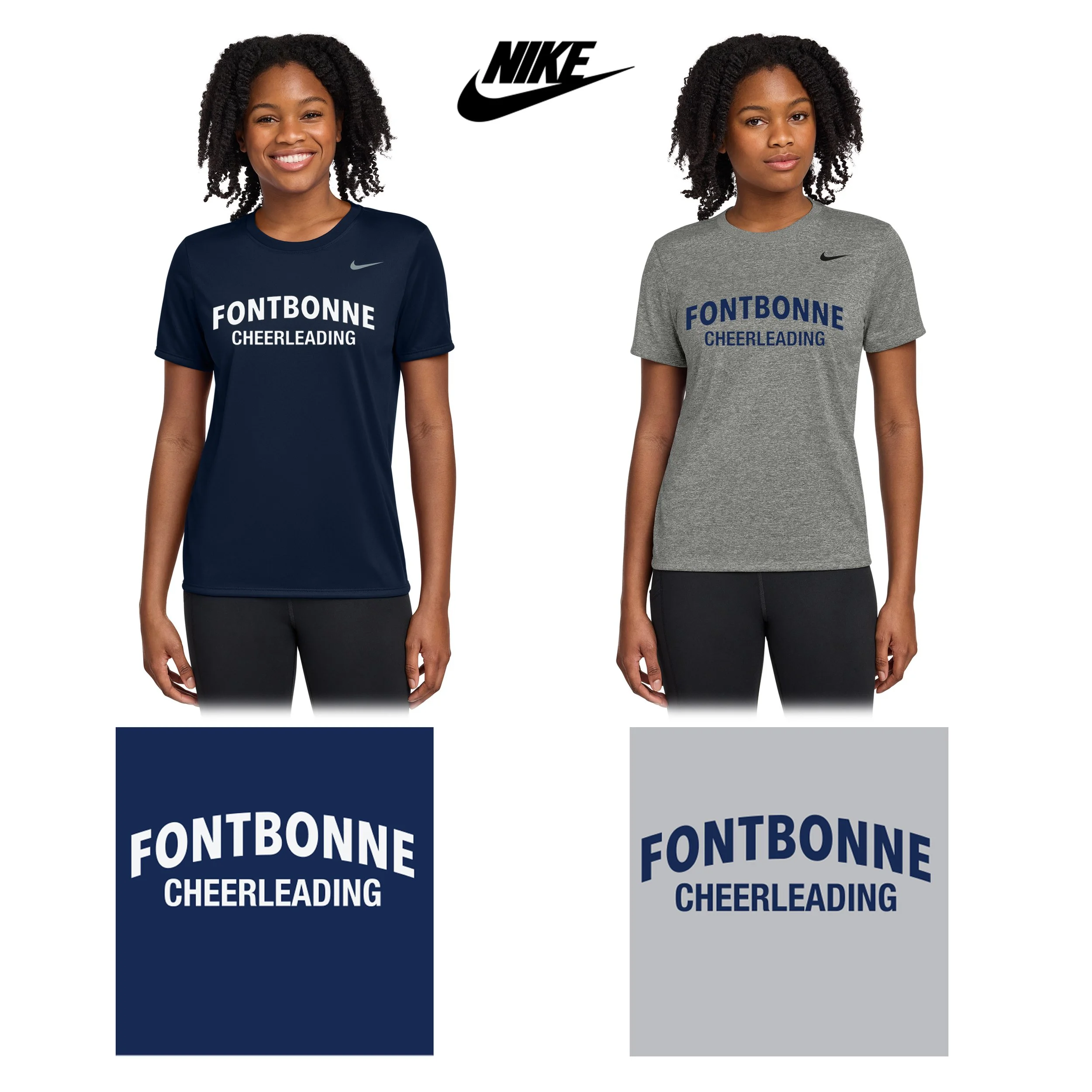 Fontbonne Academy Cheerleading Nike Women's Team rLegend Tee, Women’s Fit, #DV7312