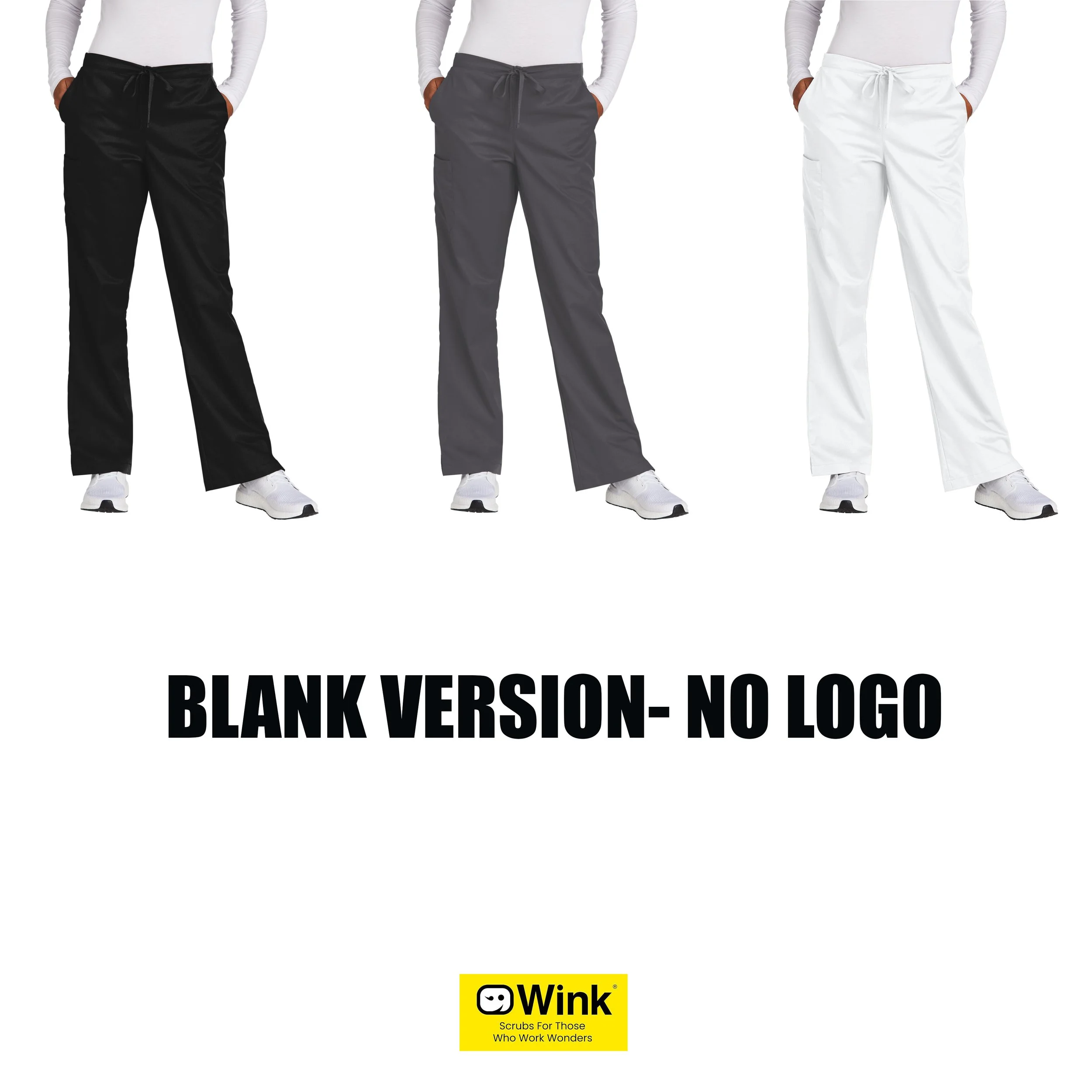 Croí Health Wink® Women’s Tall WorkFlex Flare Leg Cargo Pant, BLANK/NO LOGO, Women’s TALL Fit, #WW4750T