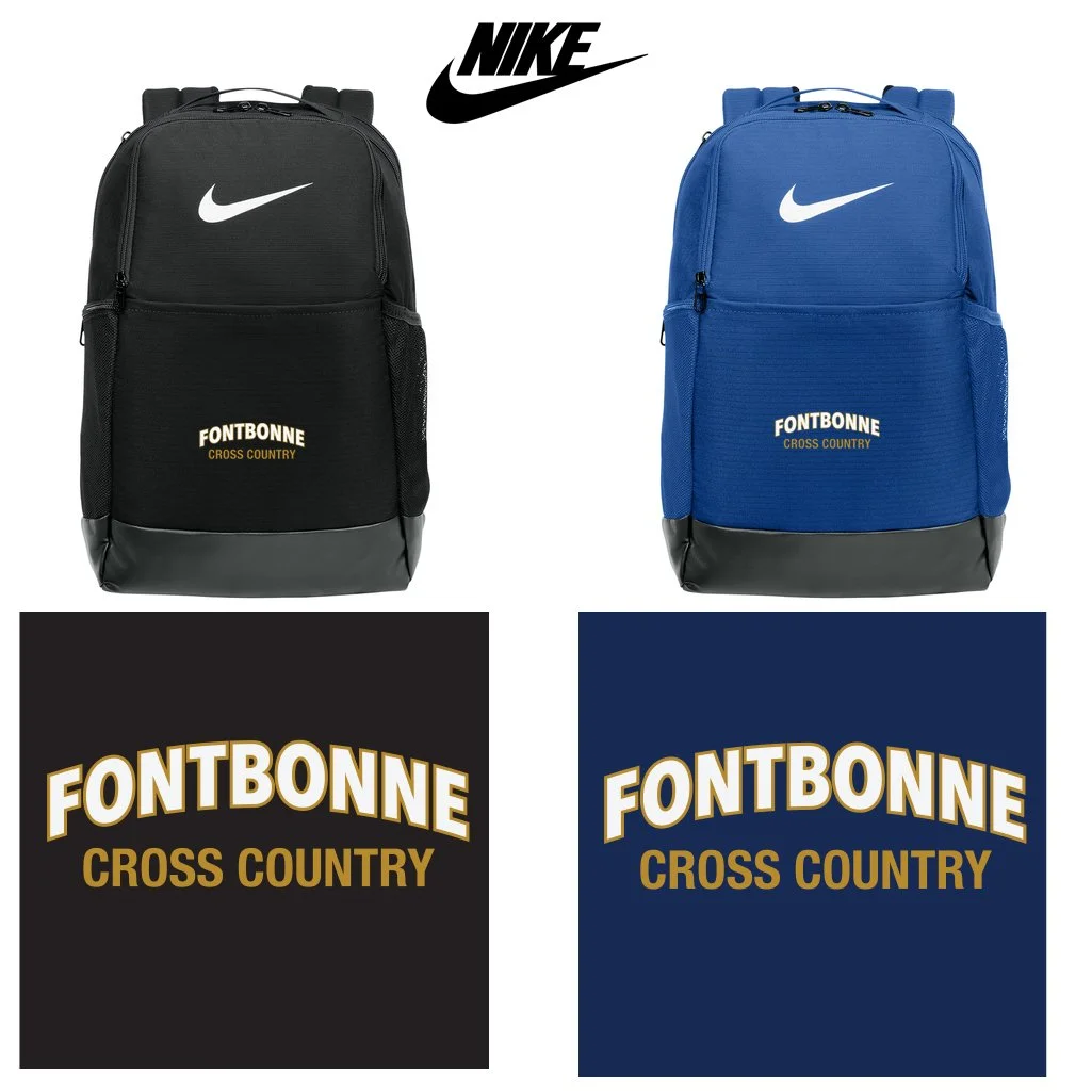 Fontbonne Academy Cross Country Nike Brasilia Medium Backpack #NKDH7709