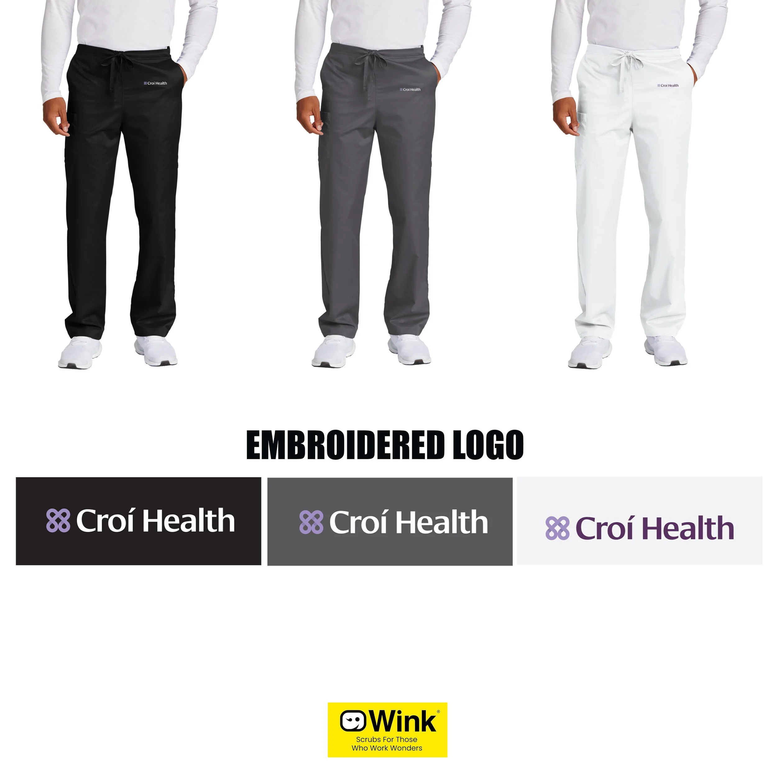 Croí Health Wink® Unisex WorkFlex Cargo Pant, Adult Unisex Fit, #WW3150