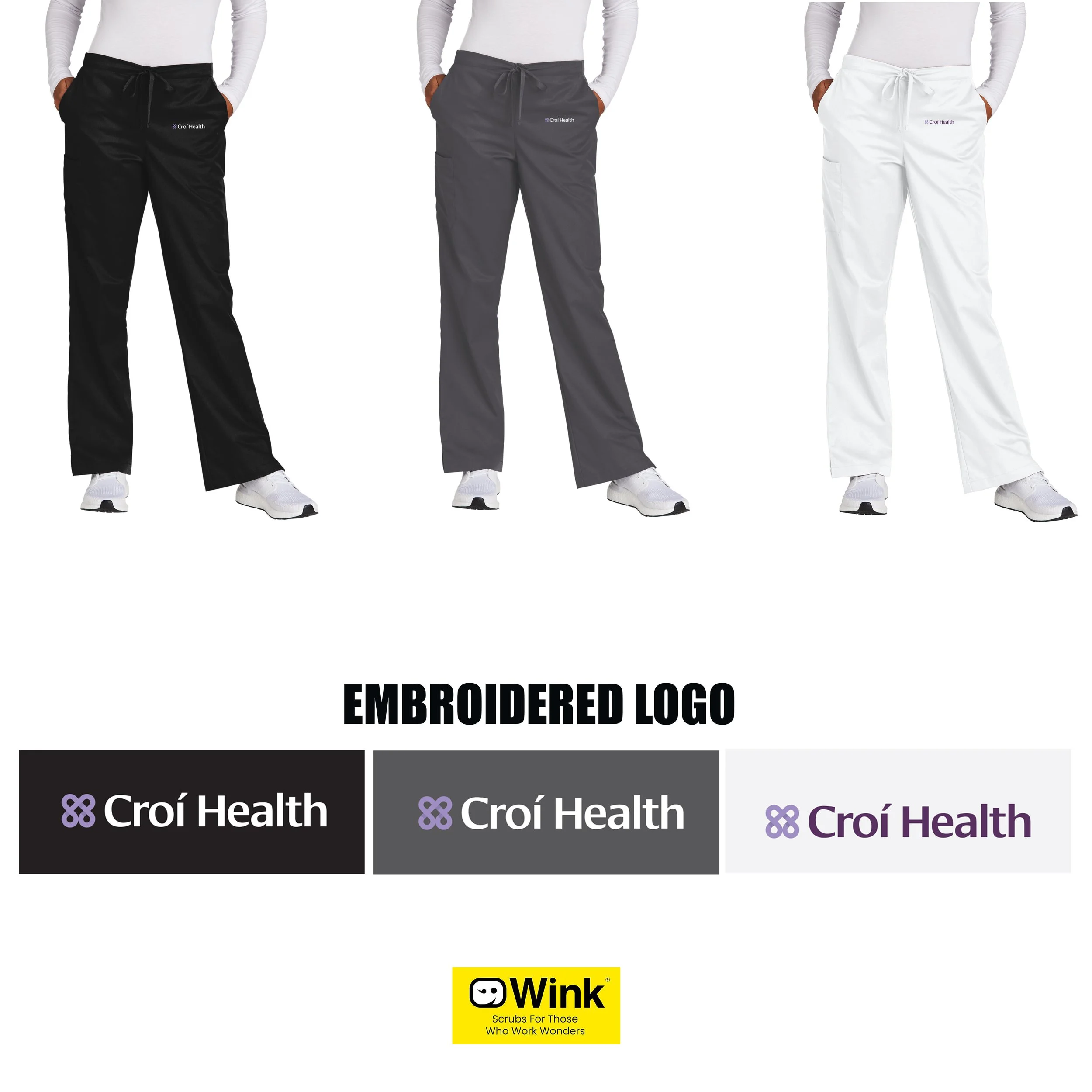 Croí Health Wink® Women’s WorkFlex Flare Leg Cargo Pant, Women’s Fit, #WW4750