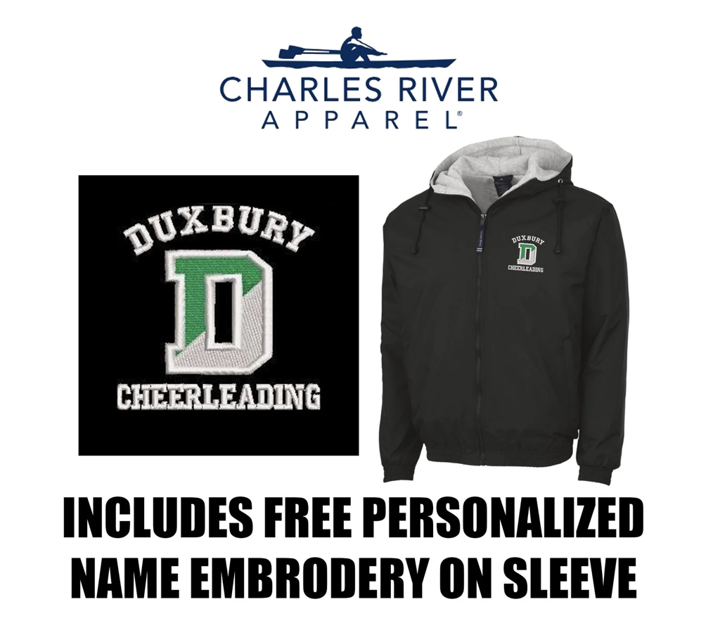 DDYC Duxbury Dragons Youth Cheerleading Charles River Adult Performer Jacket- REQUIRED ITEM/ADULT FIT #9921