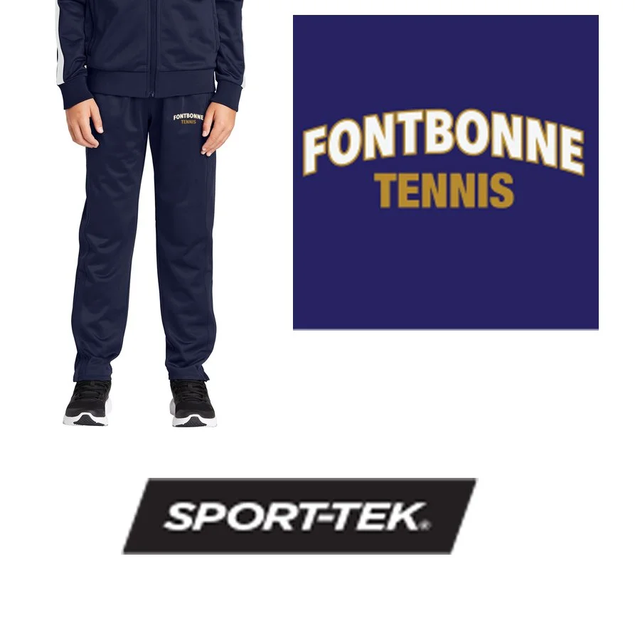 Fontbonne Academy Tennis Sport-Tek® Youth Tricot Track Jogger, Youth Fit, #YPST95