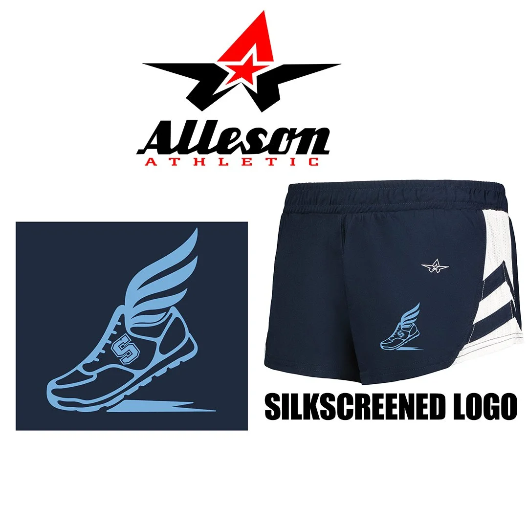 Hurley Middle School Cross Country Allison Athletic Ladies Medal Track Shorts, Ladies Fit, #R4LFPW