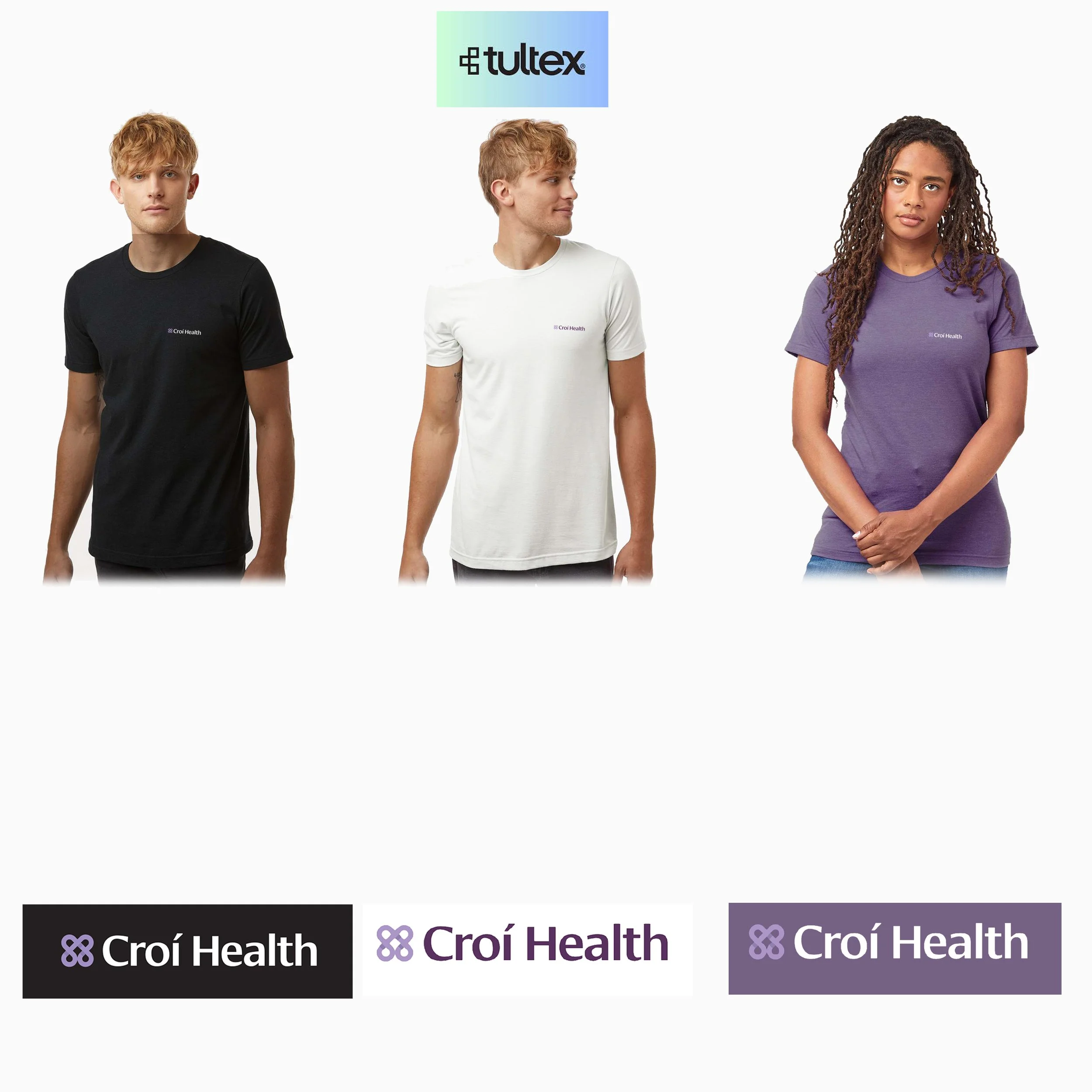 Croí Health Tultex Unisex Combed CVC T-Shirt, Adult Unisex Fit, #62CVC
