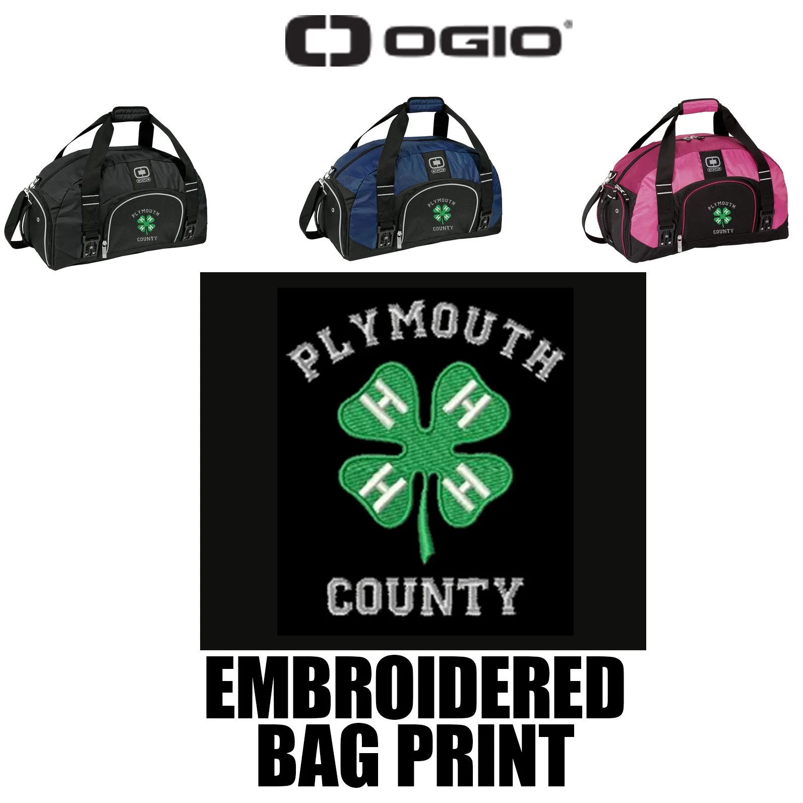 Plymouth County 4-H Swag OGIO® - Big Dome Duffel, #108087