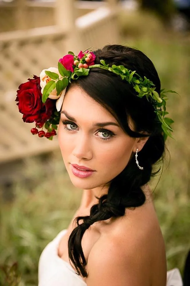 Bride with Flower crown