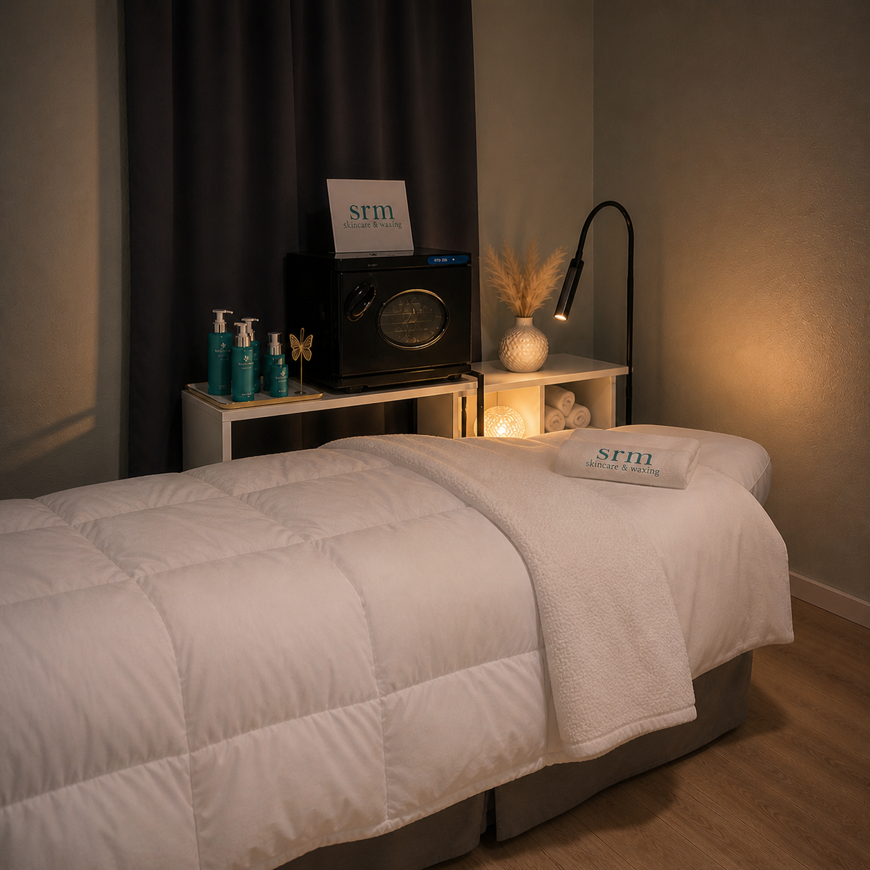 SRM's Skincare and Waxing treatment room facials, waxing, microchanneling, last lifts and tints in Ocean Shores, WA located inside Soul Center