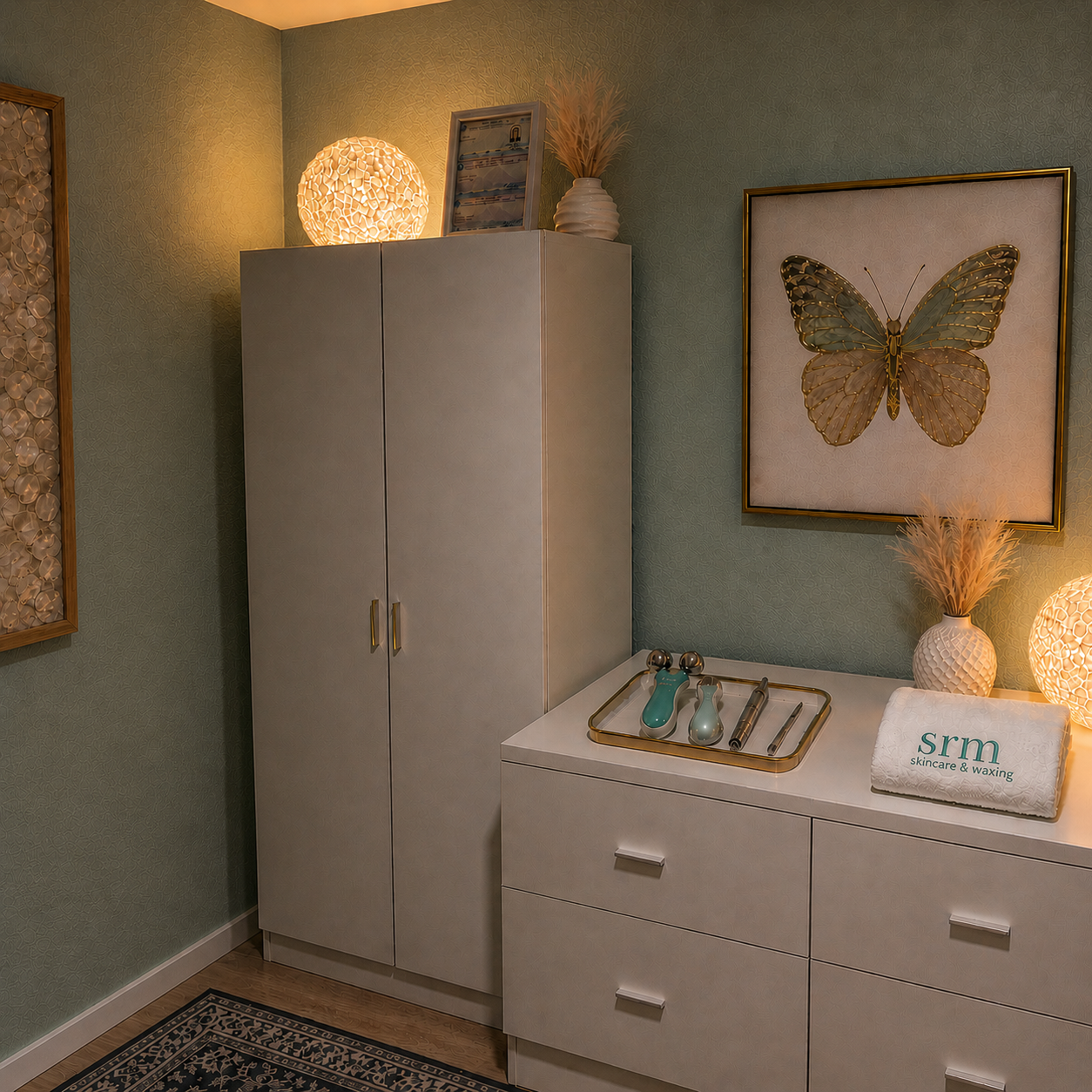 Srm's facial treatment room