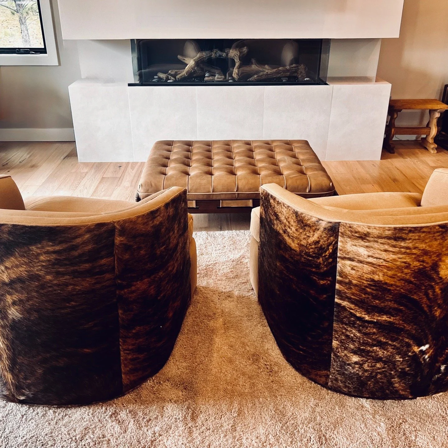 Sneak Peek ✨

I&rsquo;ve absolutely loved working on this project over the past year. The space isn&rsquo;t fully finished, styled, or professionally photographed yet, but I couldn&rsquo;t wait to share these stunning custom swivel chairs we designed