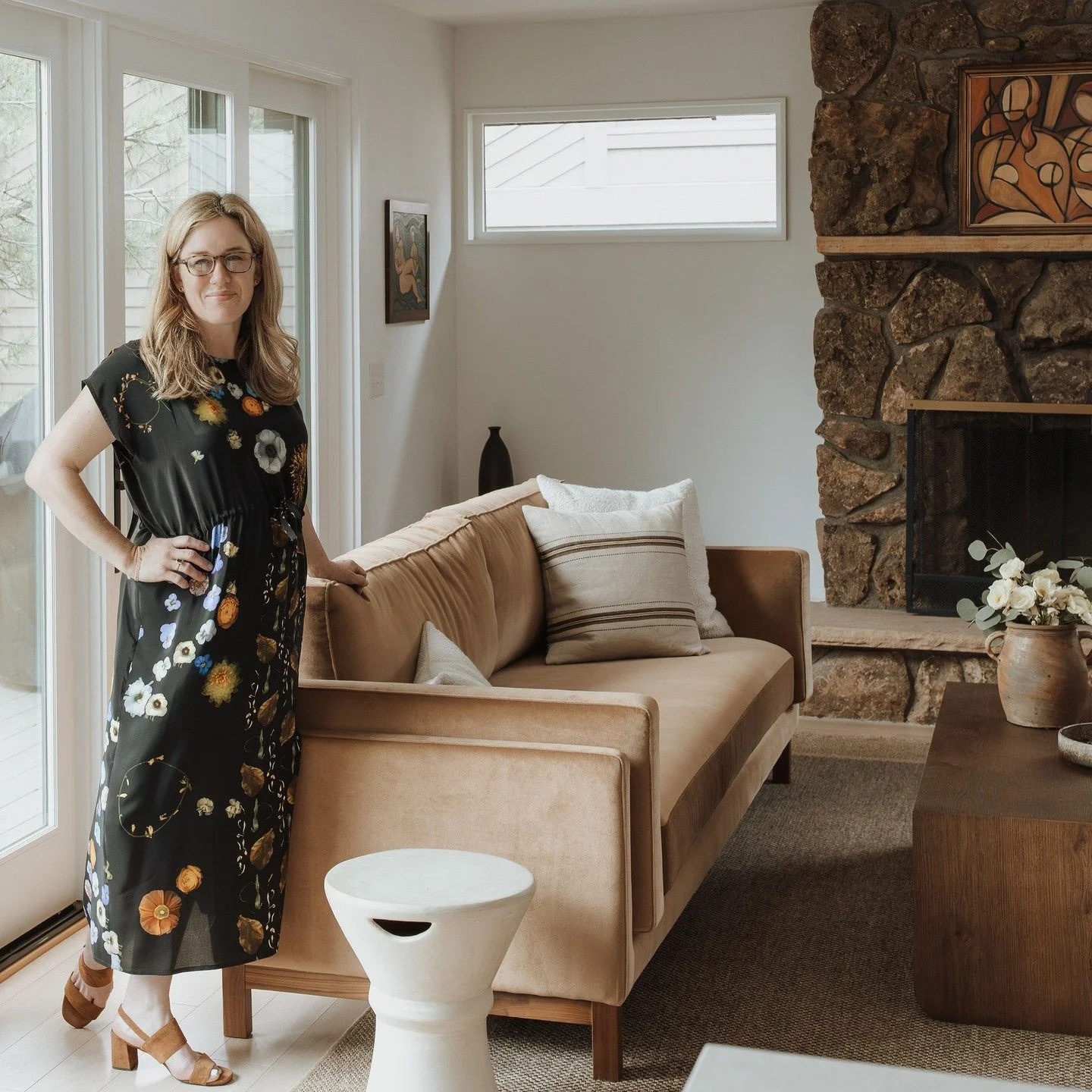 My photographer can work a bit of magic, because there are very few things I enjoy less than posing for a photo. I am much happier behind the scenes, designing my clients&rsquo; homes and staying focused on the work itself.

I genuinely love every ph