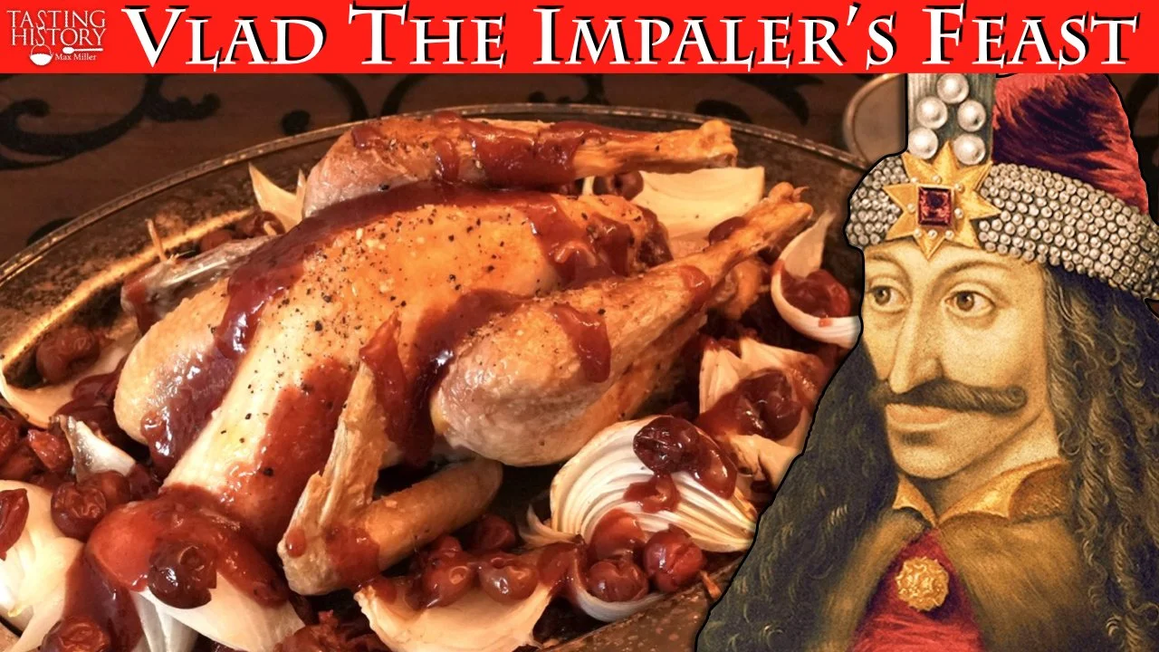 Dinner with Vlad the Impaler - Pheasant with Cherry Sauce