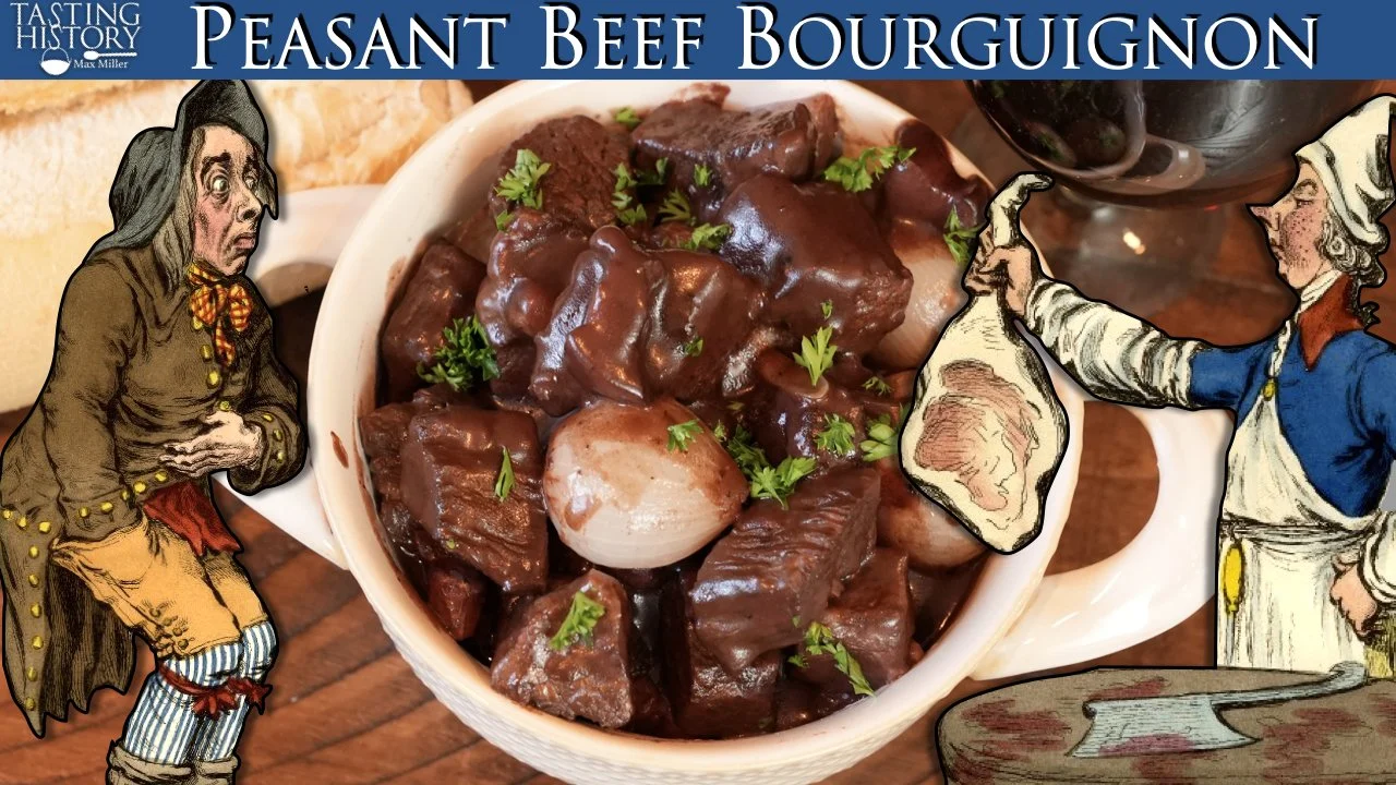 How to Make French Peasant Beef Bourguignon from 1885