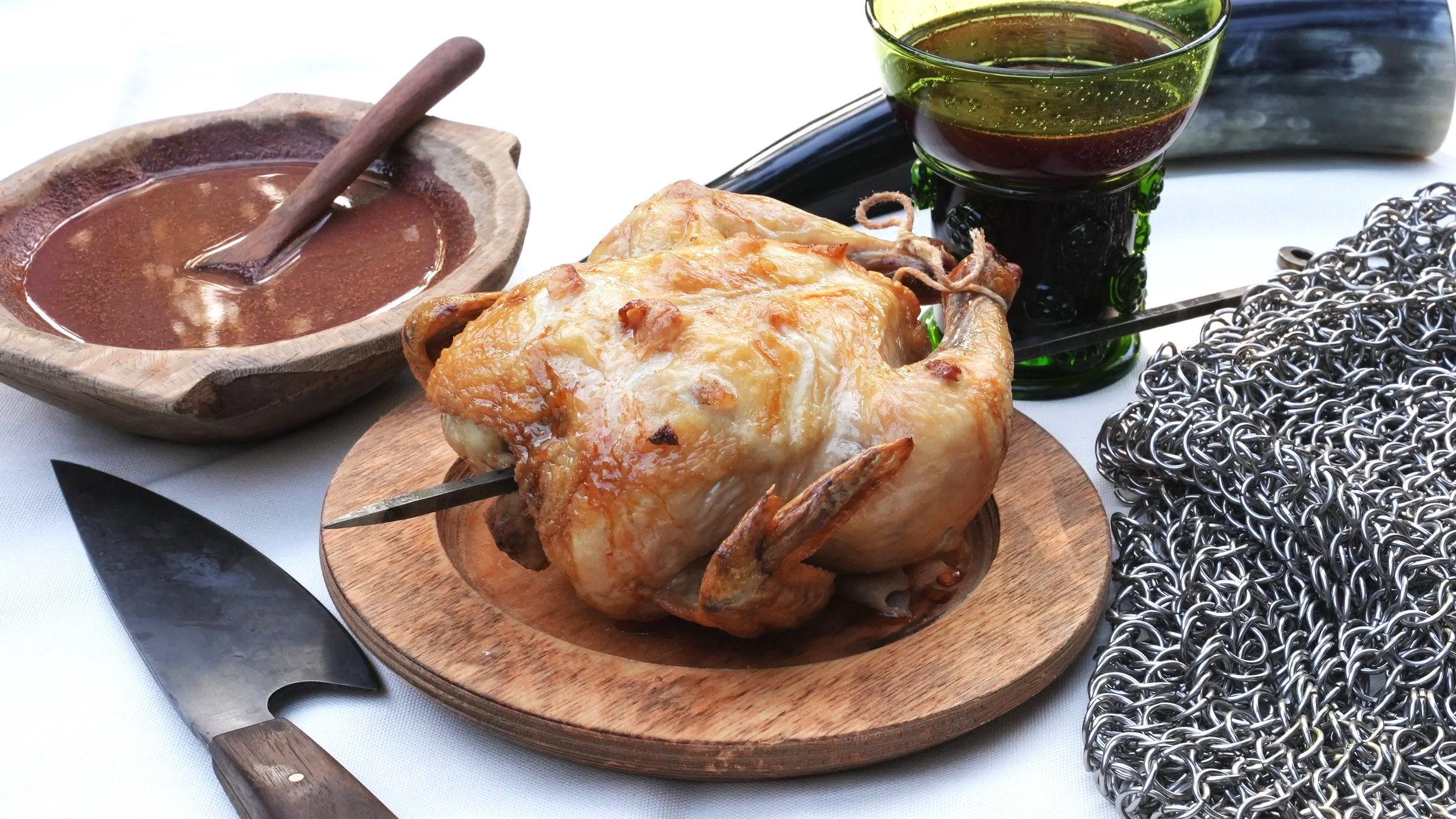 William the Conqueror’s Hen with Cameline Sauce