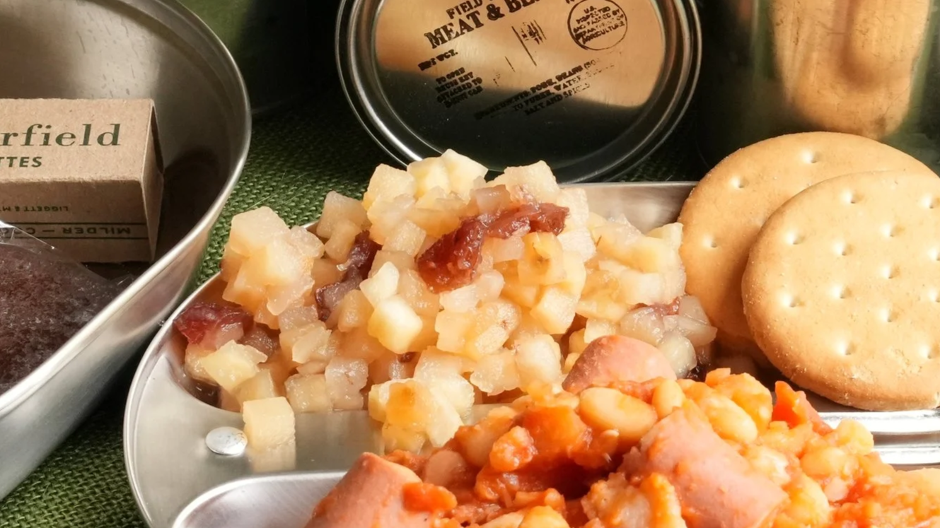 B Ration Apple Cranberry Sauce