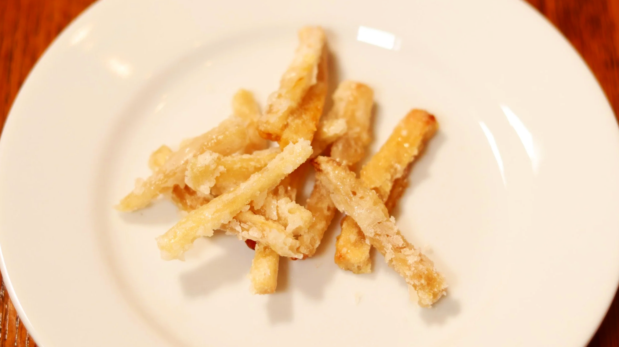 strips of candied horseradish