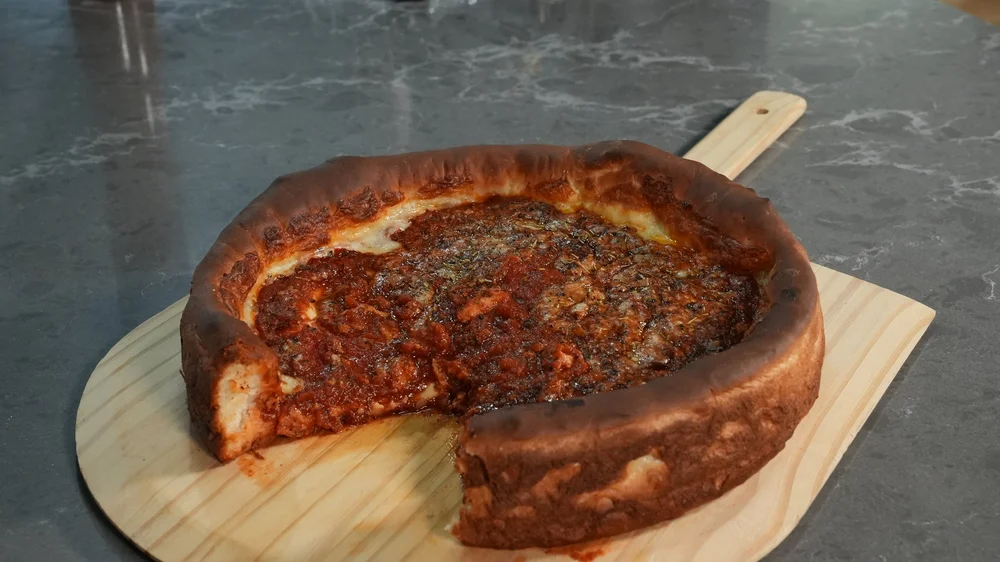 Deep Dish Pizza — Tasting History