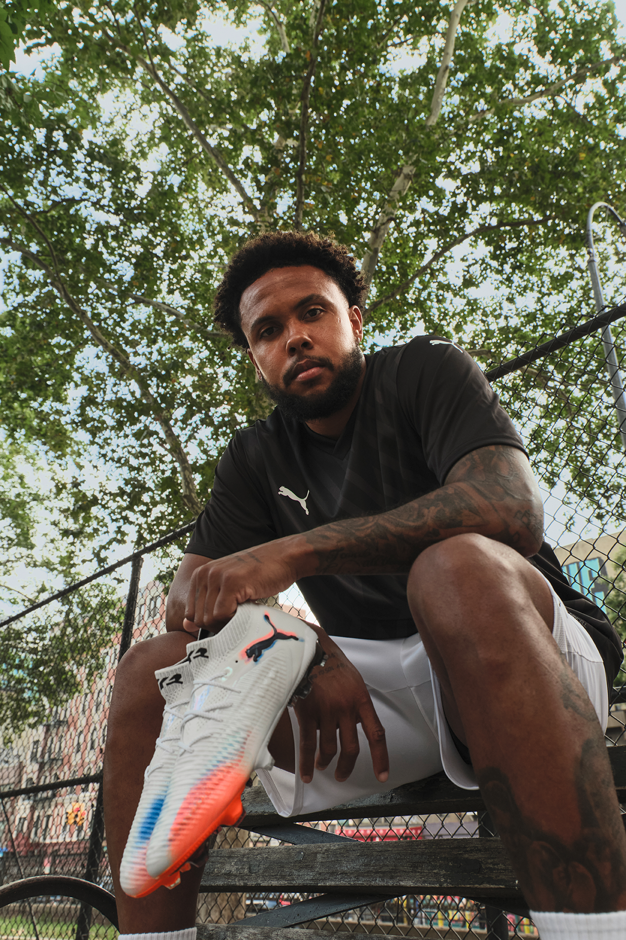 PUMA •
Weston Mckennie for WC2026 •
Photographer: Roger Castillo •
CD: Stefan Knecht •
AD: Dee Dalencour