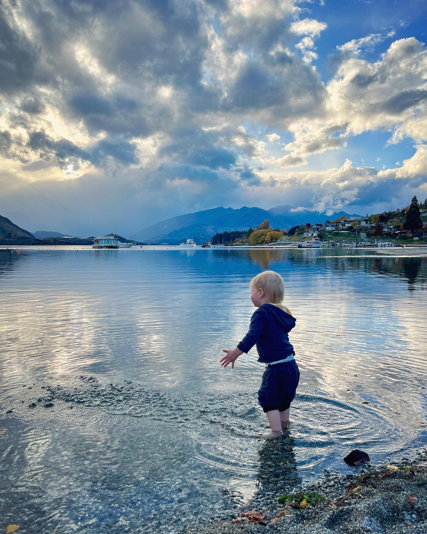 Some moments from Autumn 🍂

1. He just couldn&rsquo;t resist going in the icy cold water
2. Crunching leaves
3. Double rainbow all the way across the sky 🎶
4. I have a two-year-old! 
5. Frosty dandelion
6. A weekend breakfast-in-bed treat by chef N