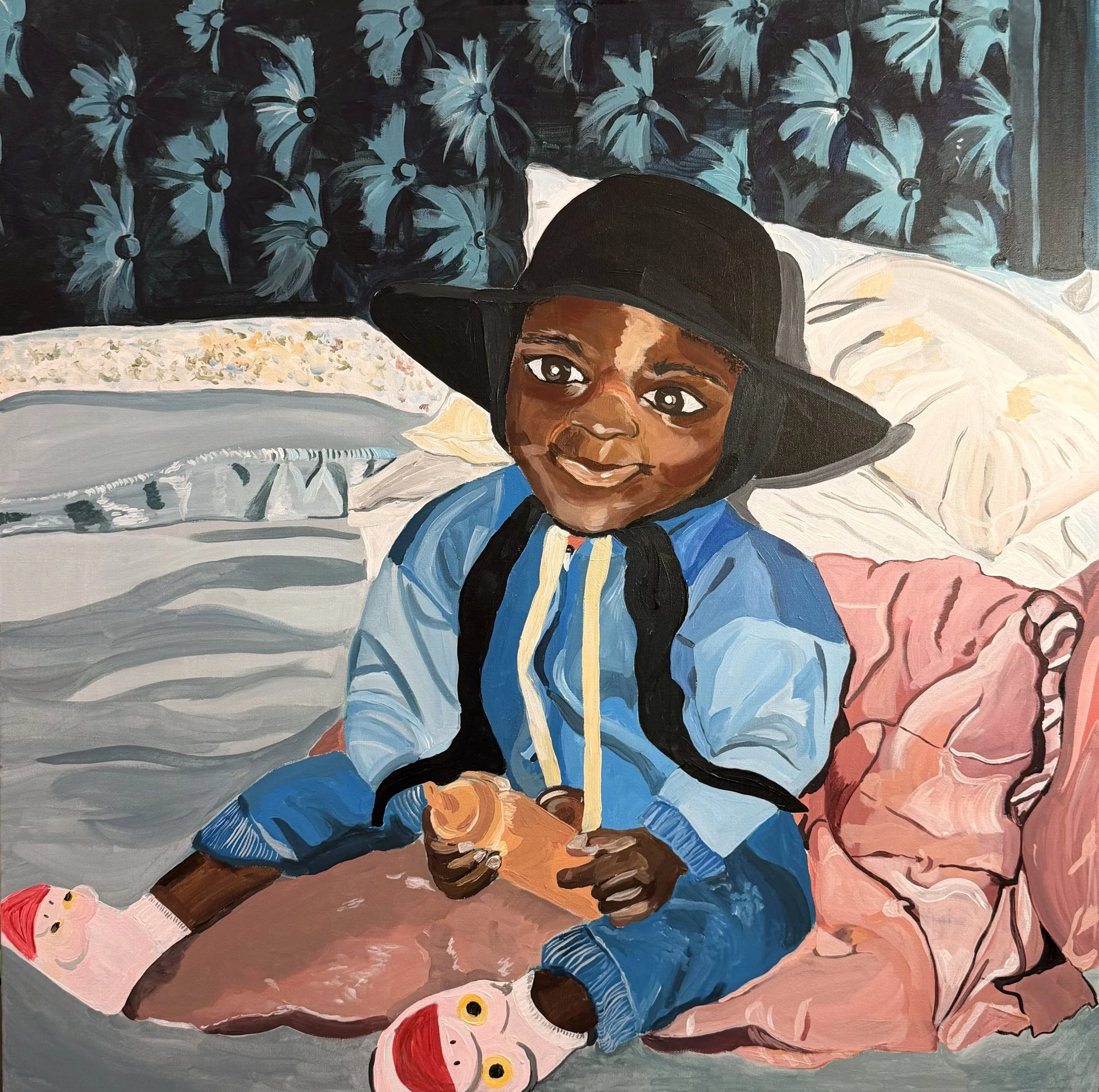 Left to Her Own Devices, 2026
36x36 inches
Acrylic on Canvas