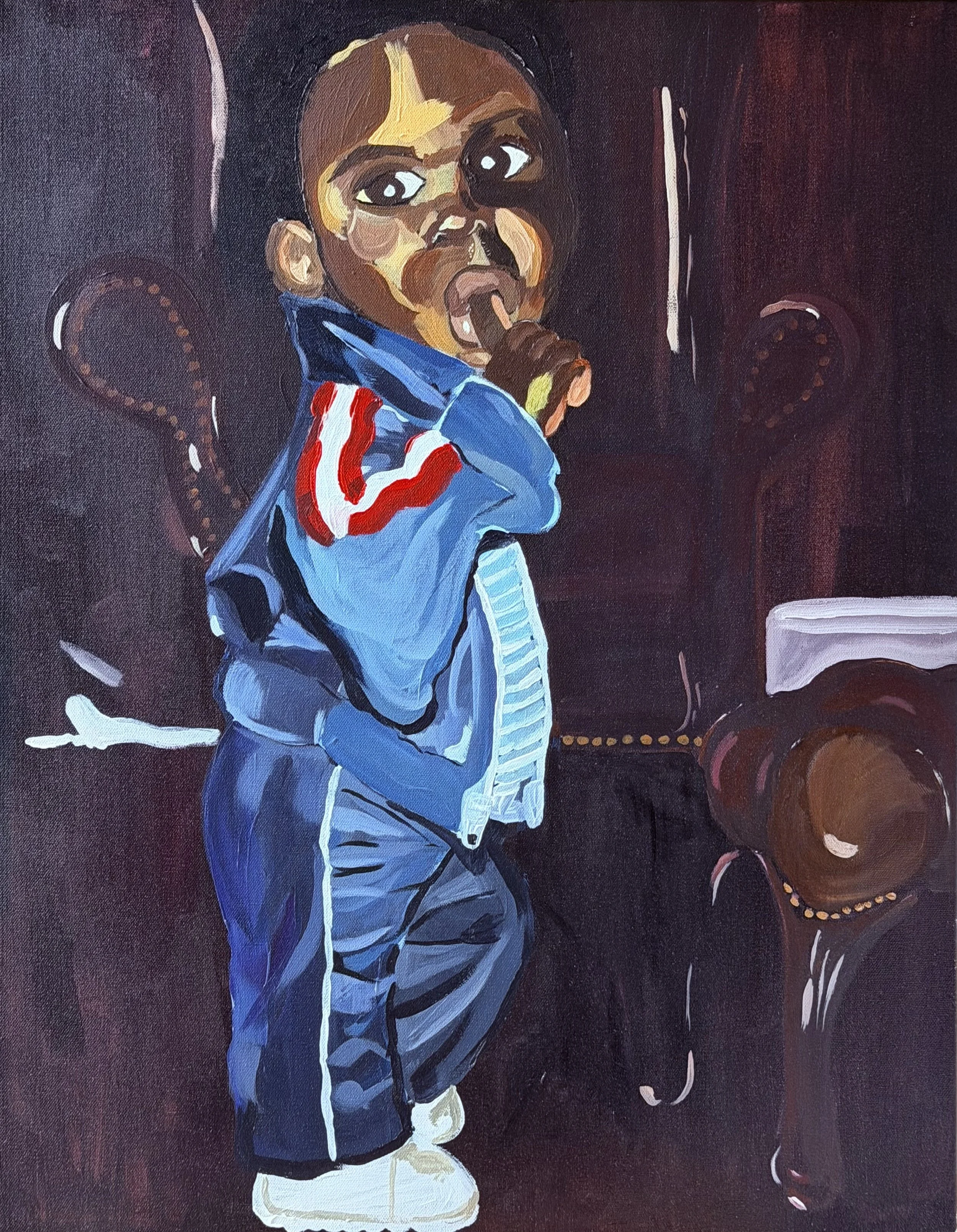Trackstar, 2026
28x22 inches
Acrylic on Canvas