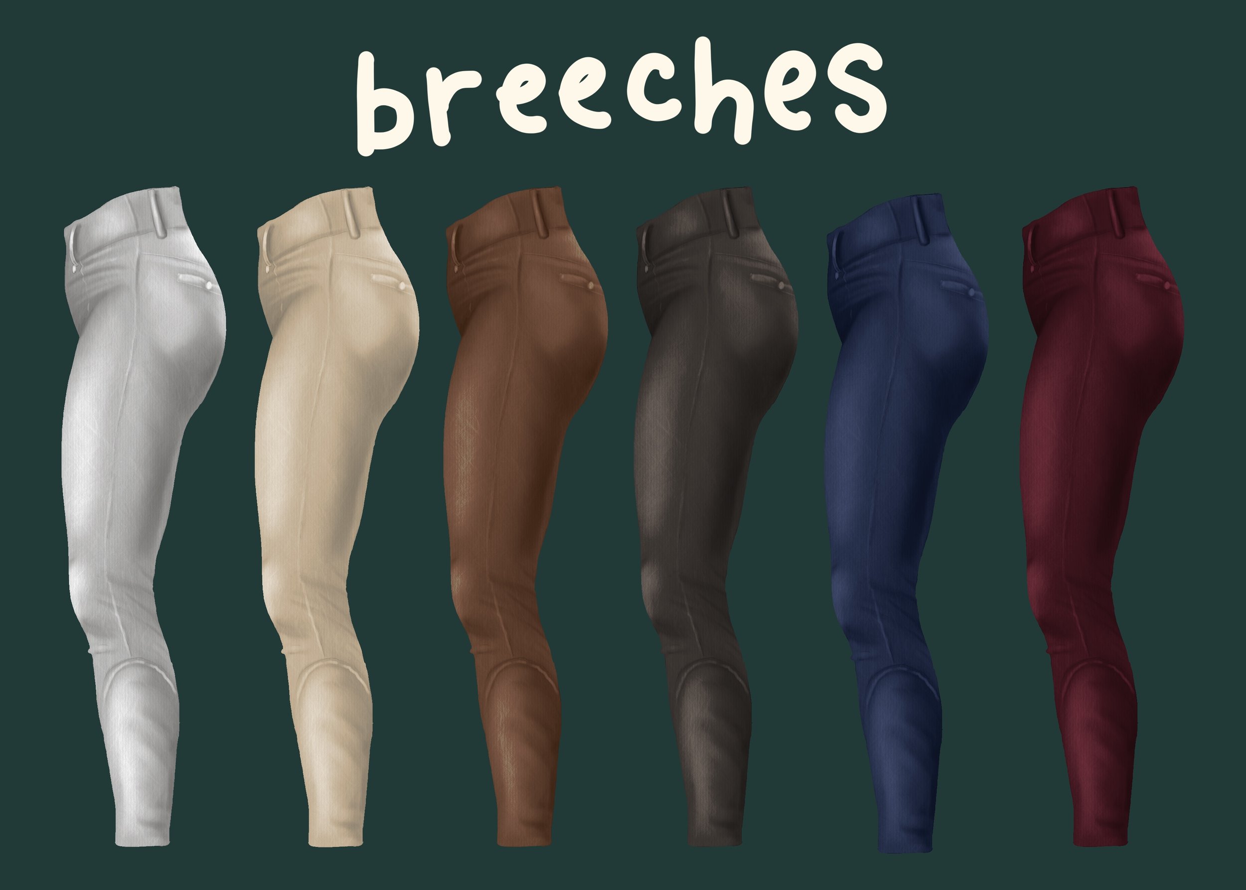 Riding Breech PNG Set