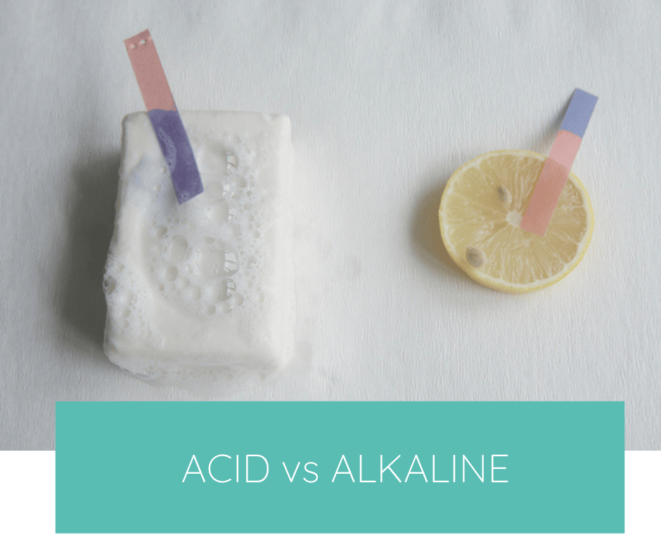 lemon and soap with testing strips