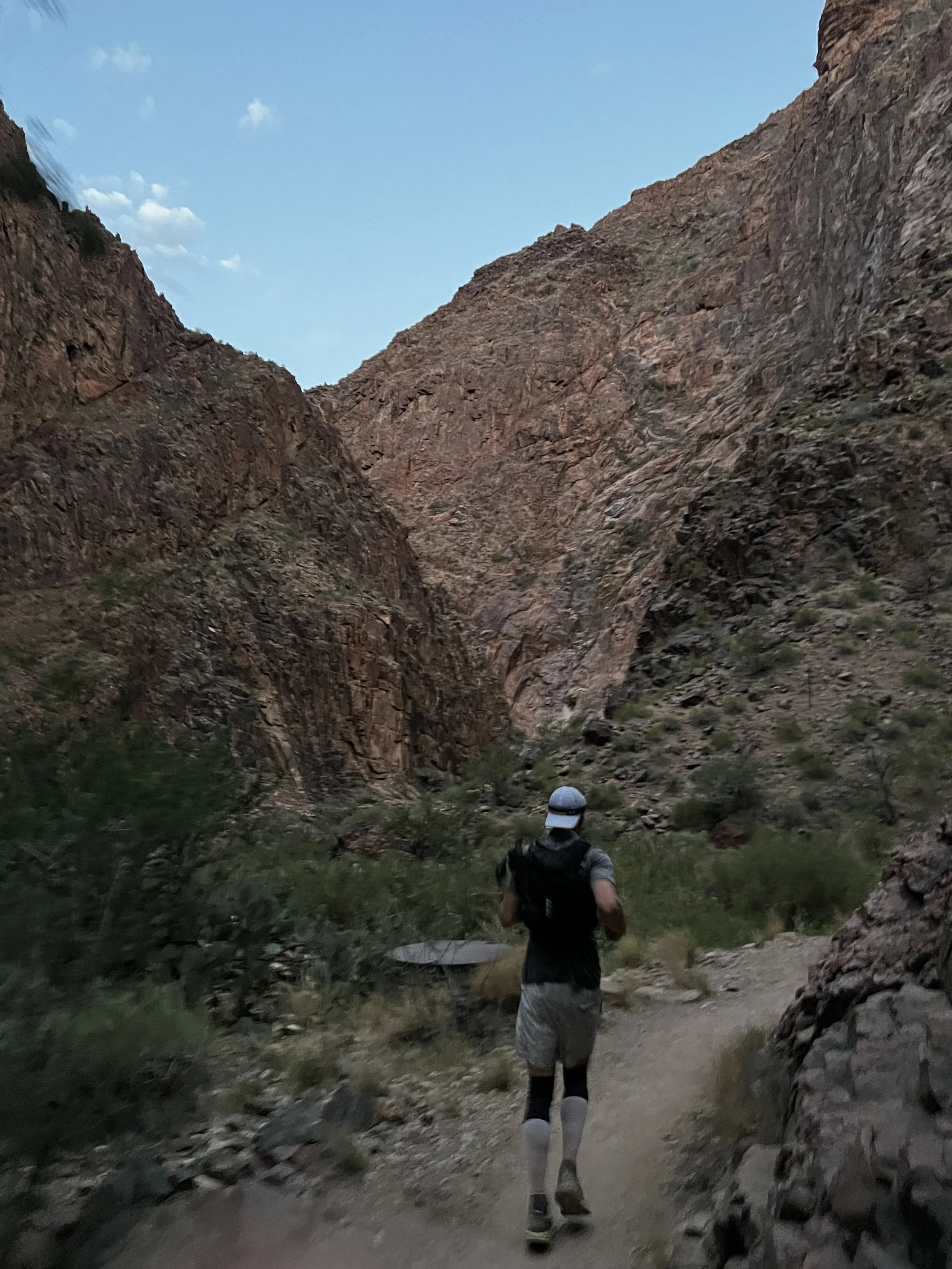 Running in the Box pre-dawn